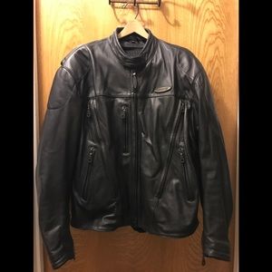 HD men’s FXRG Waterproof Leather Jacket XL EUC